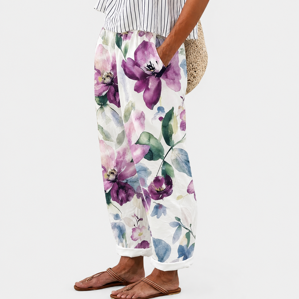 Comfort Pants Lavender Bloom