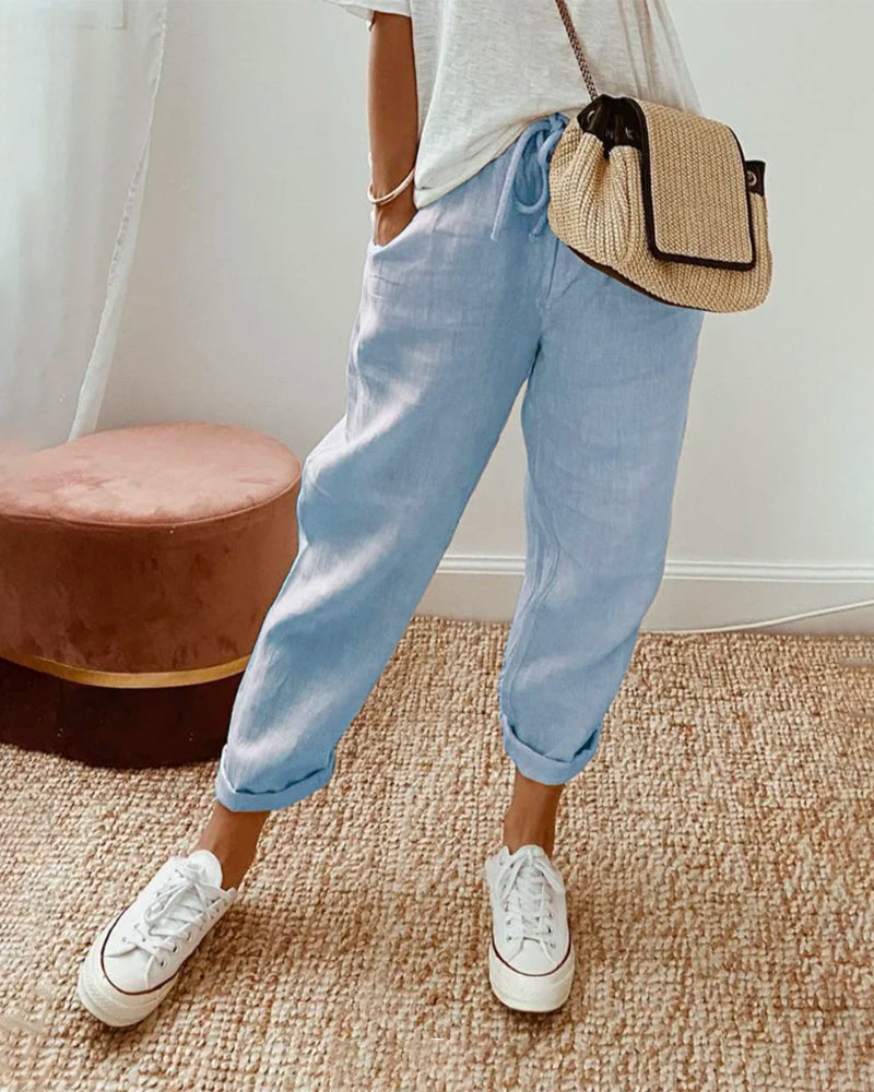 Comfortable and Elegant Fluid Pants