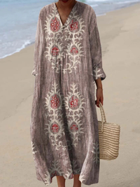 Karina | Breezy Summer Dress with Long Sleeves