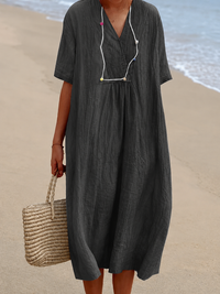 Silvana™ | Relaxed Textured Maxi Dress