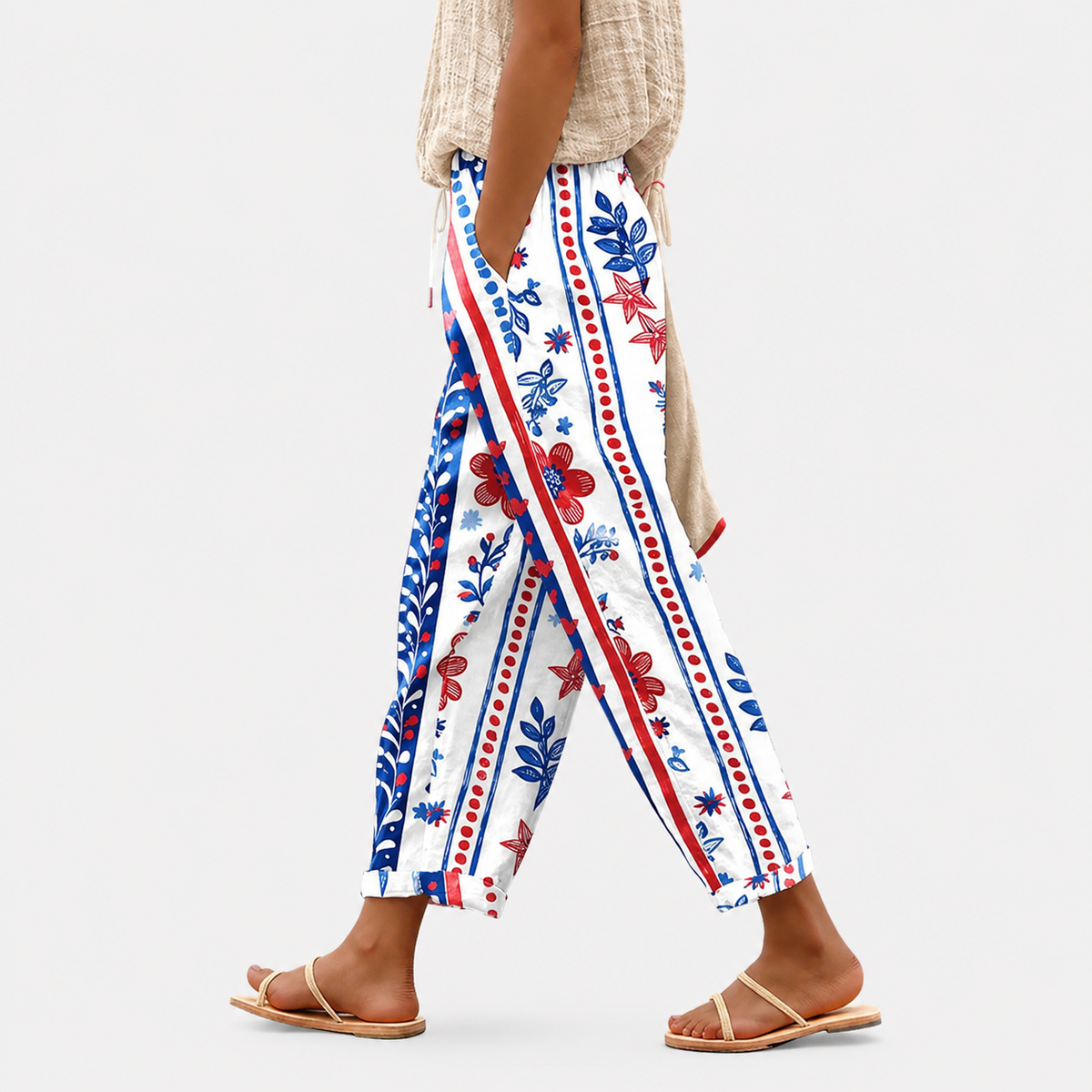 Women's Printed Relaxed Pants