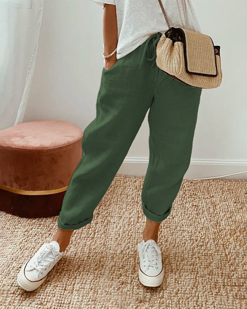 Comfortable and Elegant Fluid Pants