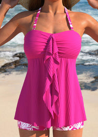 Caitlin - Elegant Ruffle Swim Dress