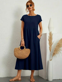 Ursina™ | Fluid Midi Dress