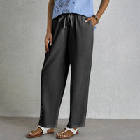 Shania - Relaxed Pants with Buttons