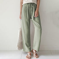 Vara - Relaxed Fit Pants with Drawstring