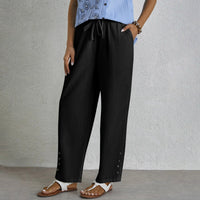 Shania - Relaxed Pants with Buttons