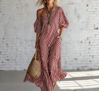Alysha | Flowy Maxi Dress for Women Back