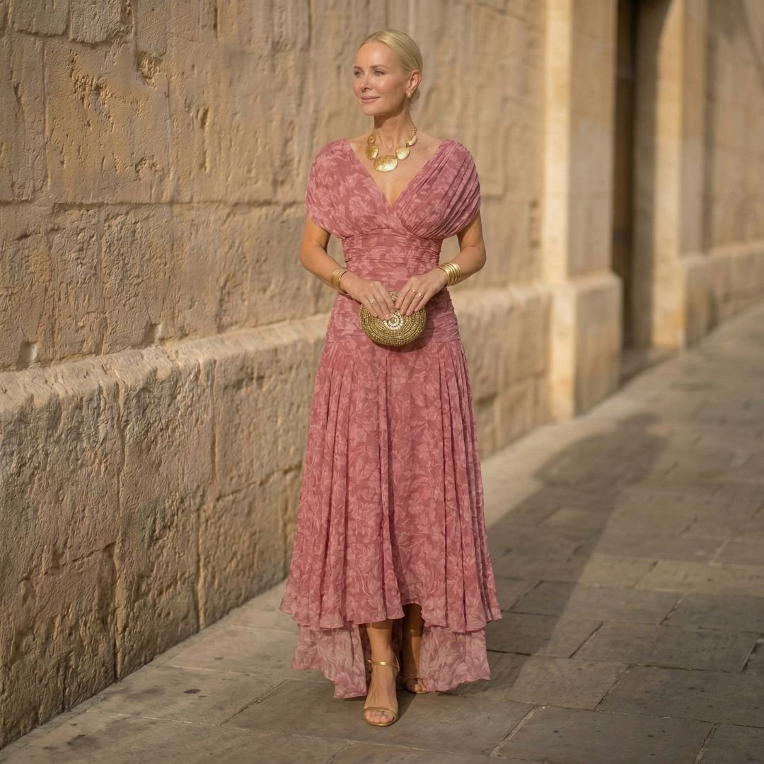 Amelia | Elegant Flowing Dress Hero
