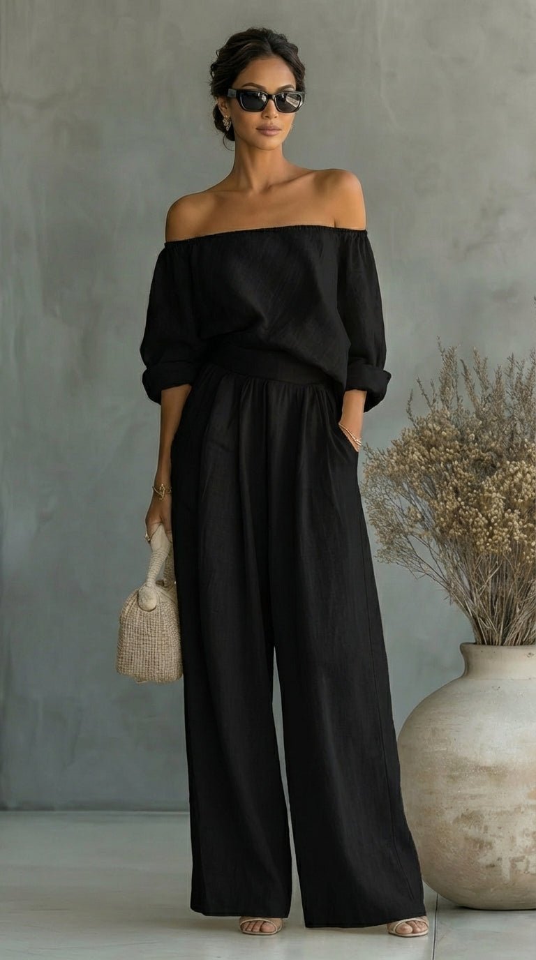 Arabella | Exclusive linen-effect outfit for a stylish summer Side