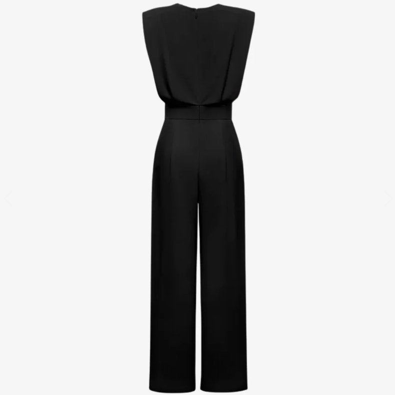 Ariadna™ | Jumpsuit with Belt Close Up