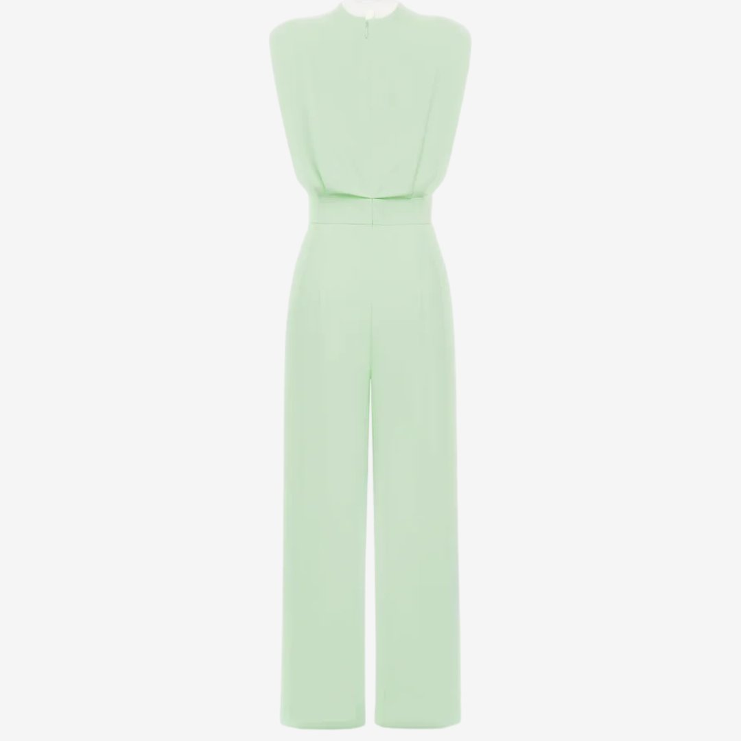 Ariia™ Jumpsuit with Defined Waist Close Up