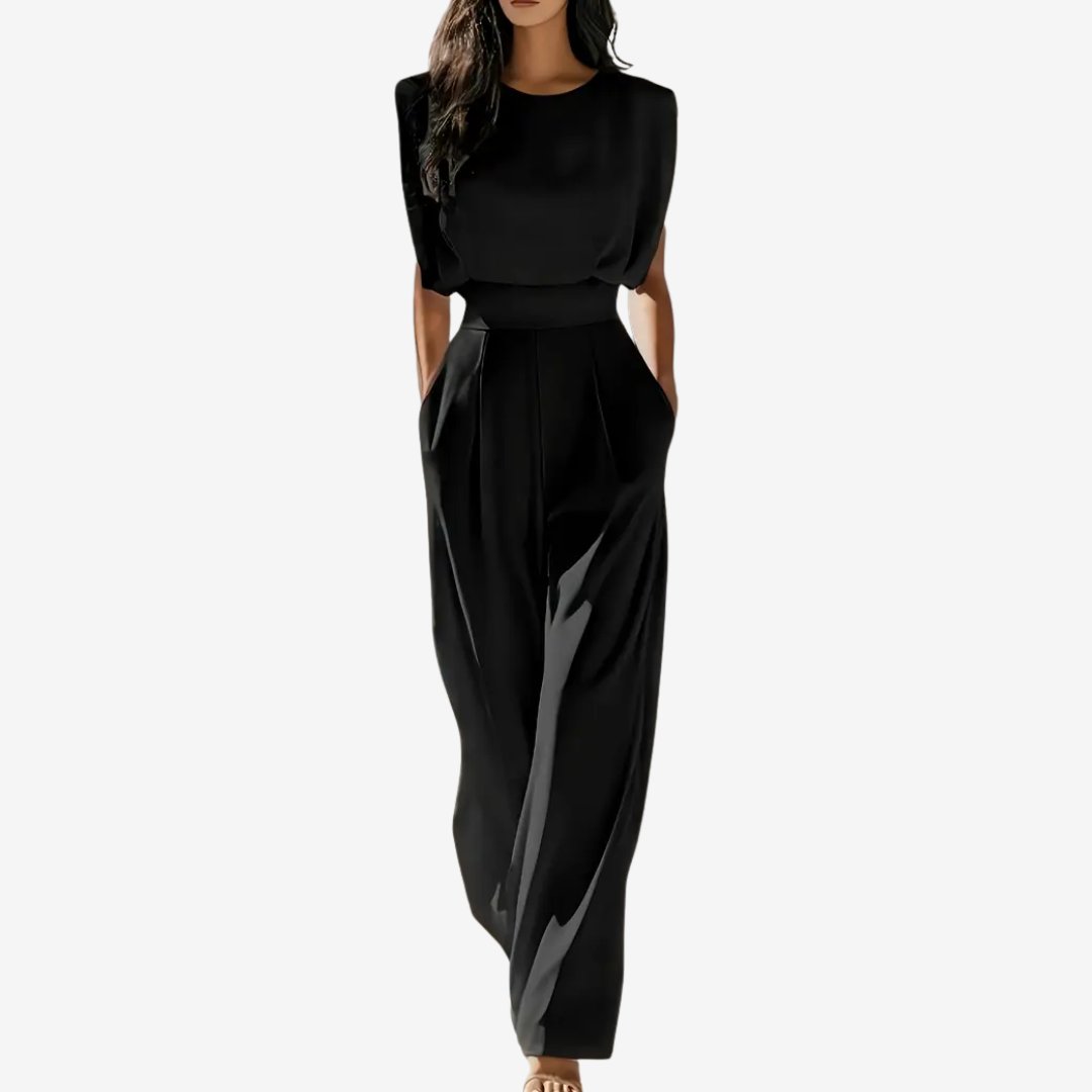 Ariia™ Jumpsuit with Defined Waist Front