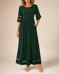 Aubrey™ – Flattering Tummy-Smoothing Midi Dress Side