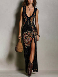 Ava | Bohemian Printed Midi Dress for Women Hero