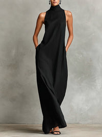 Ava | High-Neck Maxi Dress Hero