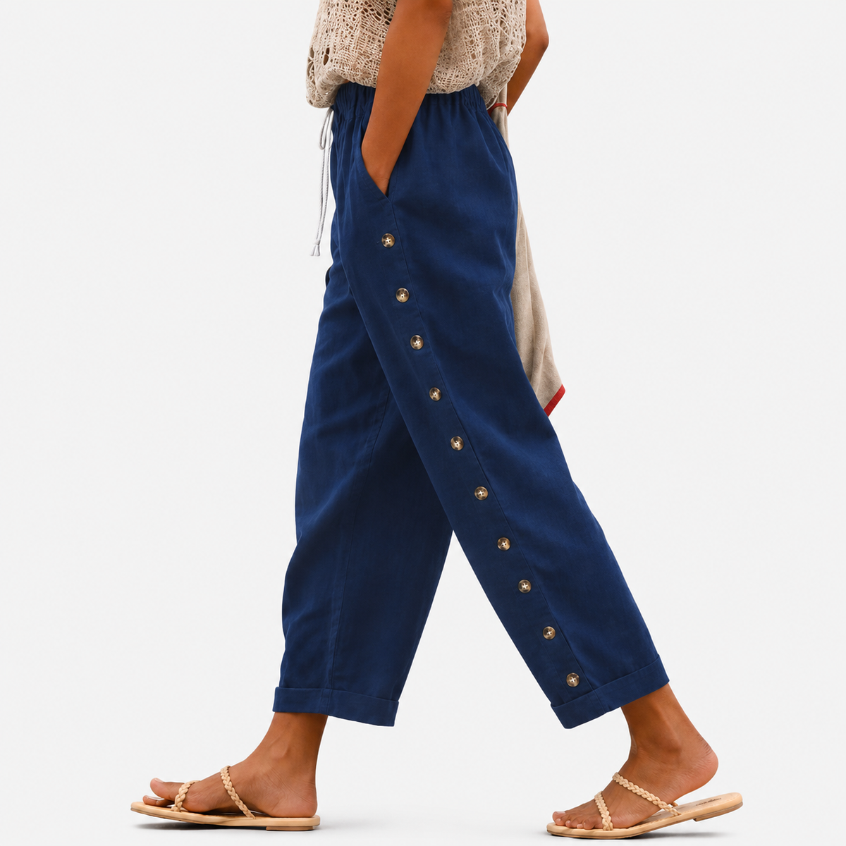 Midnight Coast Button Pants
