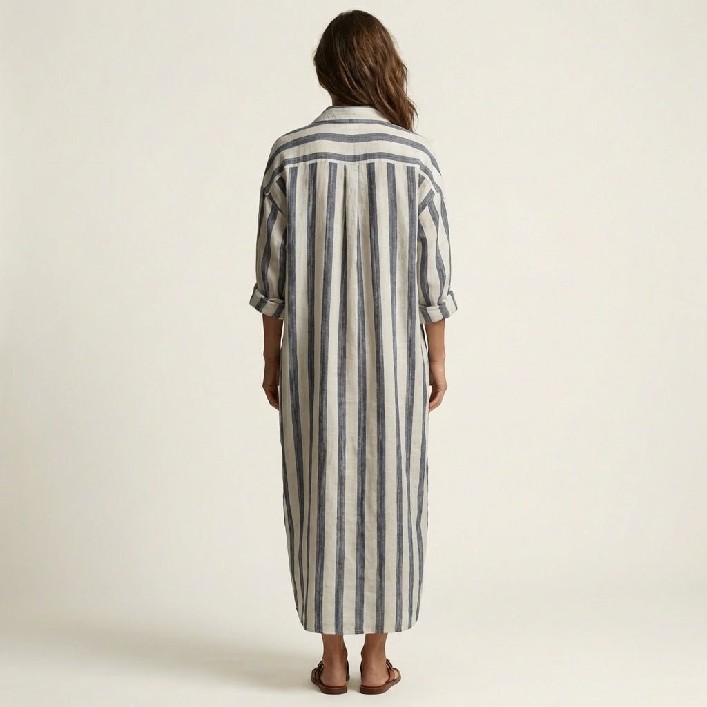Carra | Striped Maxi Dress Front