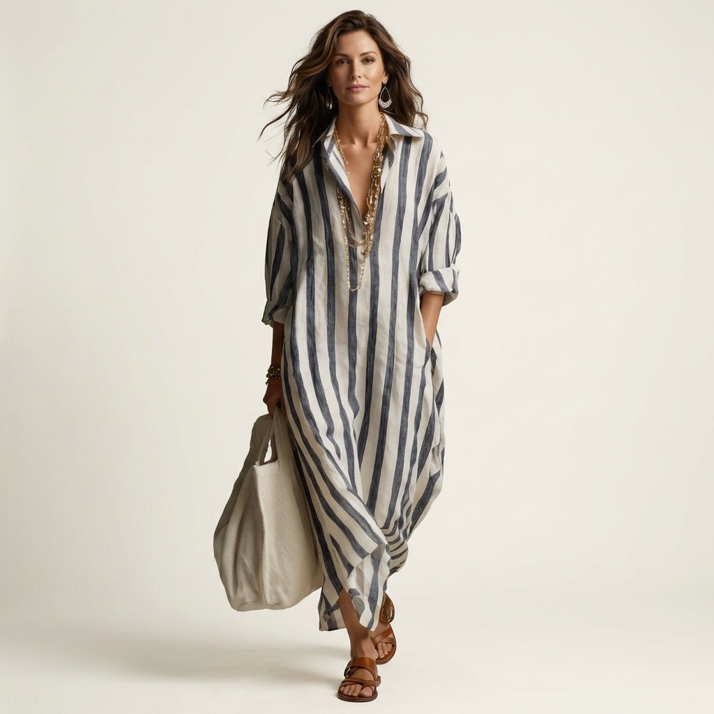 Carra | Striped Maxi Dress Hero