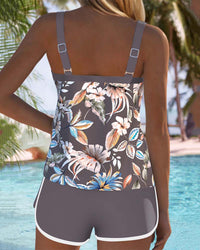 Rachelle - Refined Floral Tankini Set