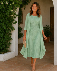 Celeste | Sequin Duster Dress Side