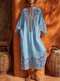 Celestina - Boho Dress with Mediterranean Charm Back