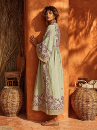 Celestina - Boho Dress with Mediterranean Charm Front
