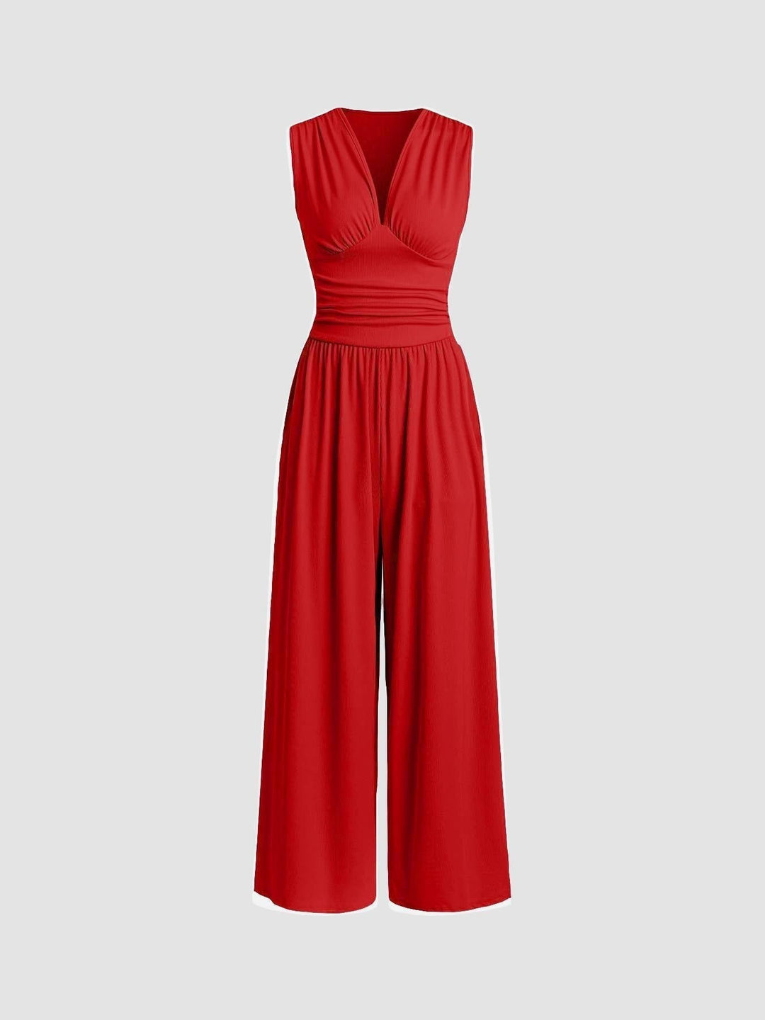 Charity – Elegant Sleeveless Wide-Leg Jumpsuit Hero