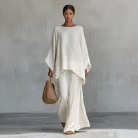 Christine | Two-Piece Set with Long Sleeves and Wide Pants Hero