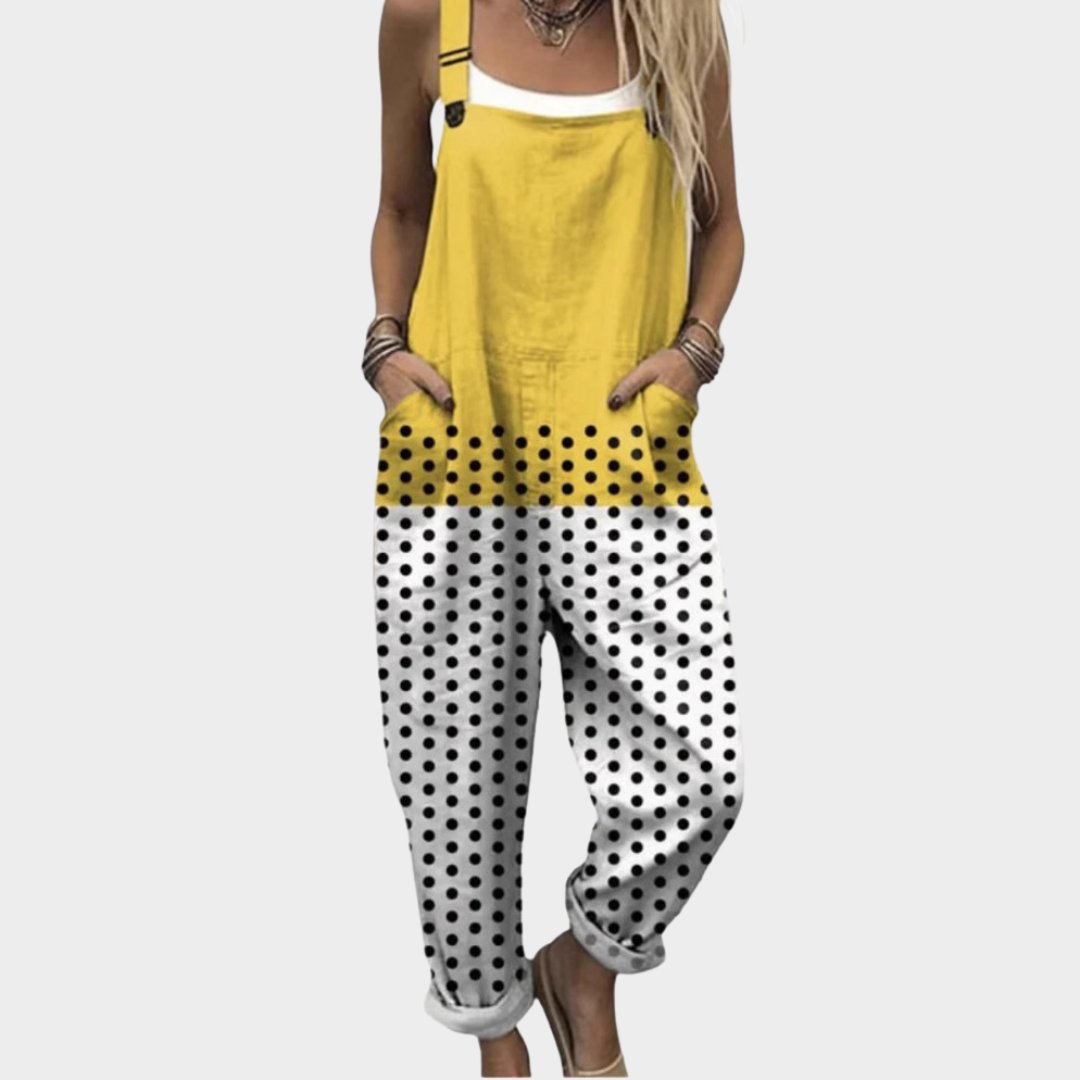 Comfortable Printed Overalls Hero