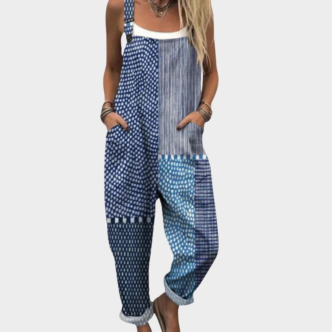 Comfortable Printed Overalls Hero