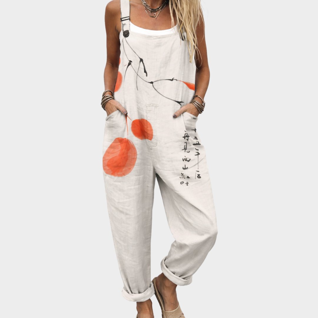 Comfortable Printed Overalls Hero