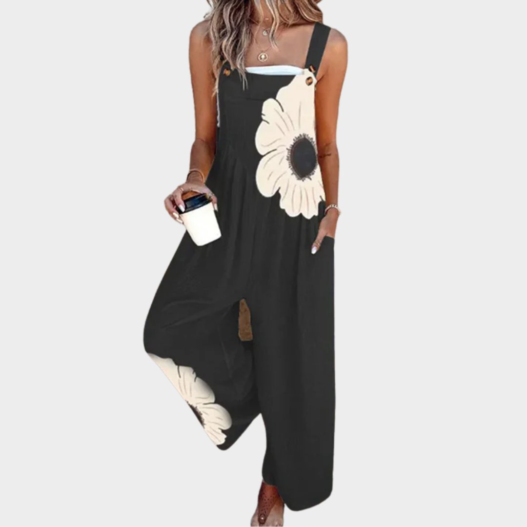 Comfortable Printed Overalls Hero