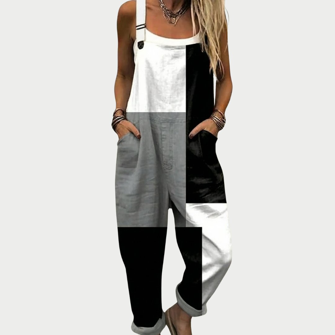 Comfortable Printed Overalls Hero