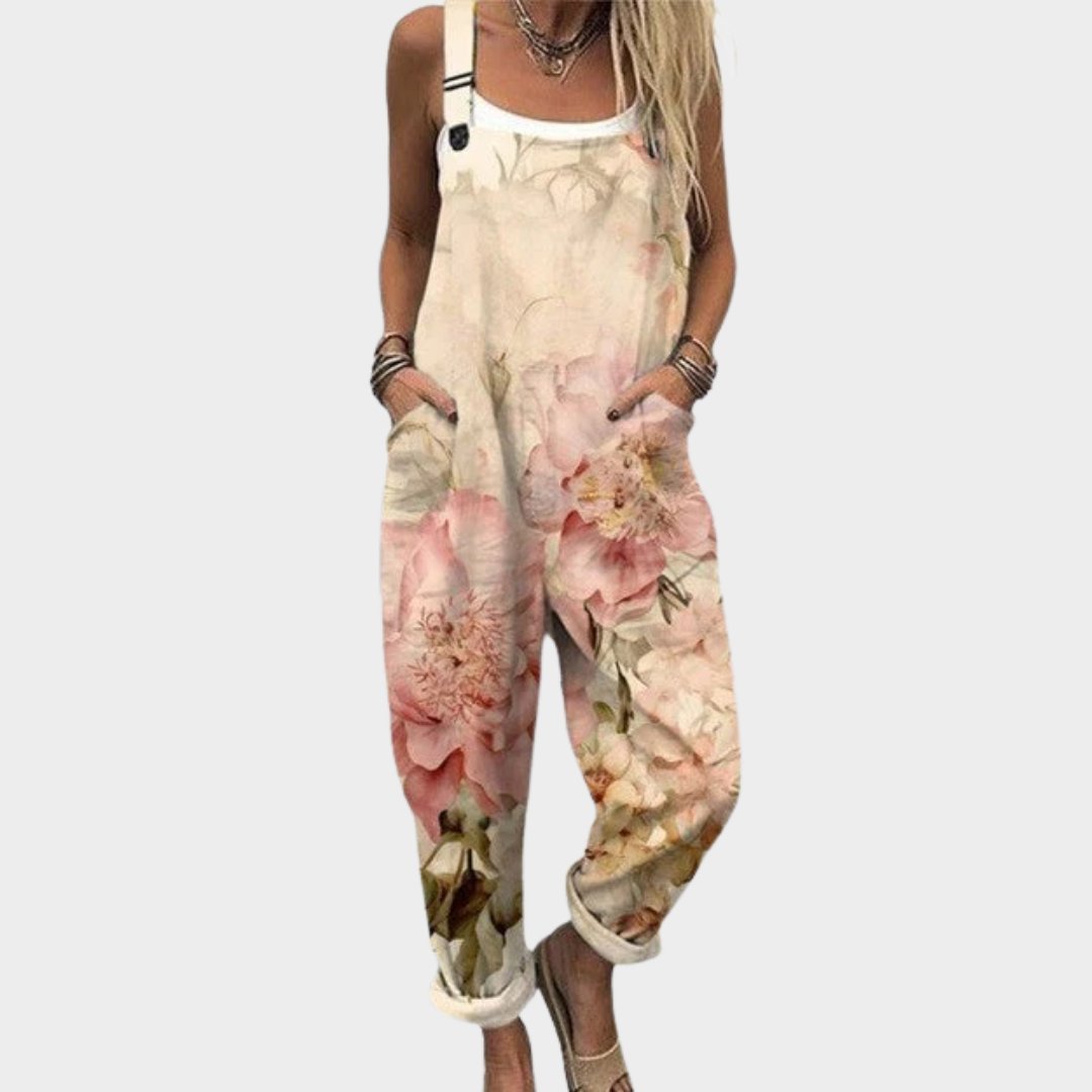 Comfortable Printed Overalls Hero