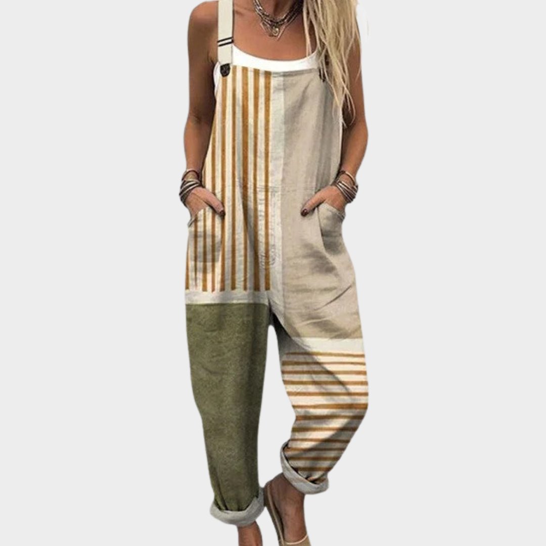 Comfortable Printed Overalls Hero
