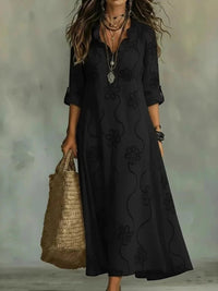 Daisy | Embroidered Maxi Dress Front