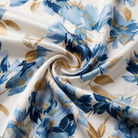 Elara | Floral Wrap Waist Midi Dress Detail
