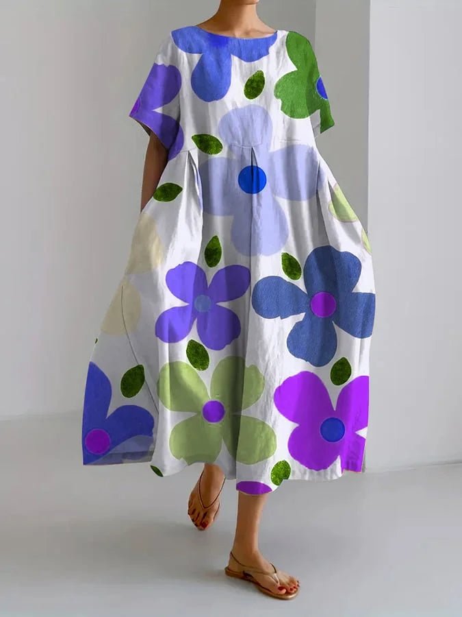 Eli floral summer dress Detail