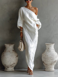 Elise™ | Elegant Asymmetrical Maxi Dress Hero