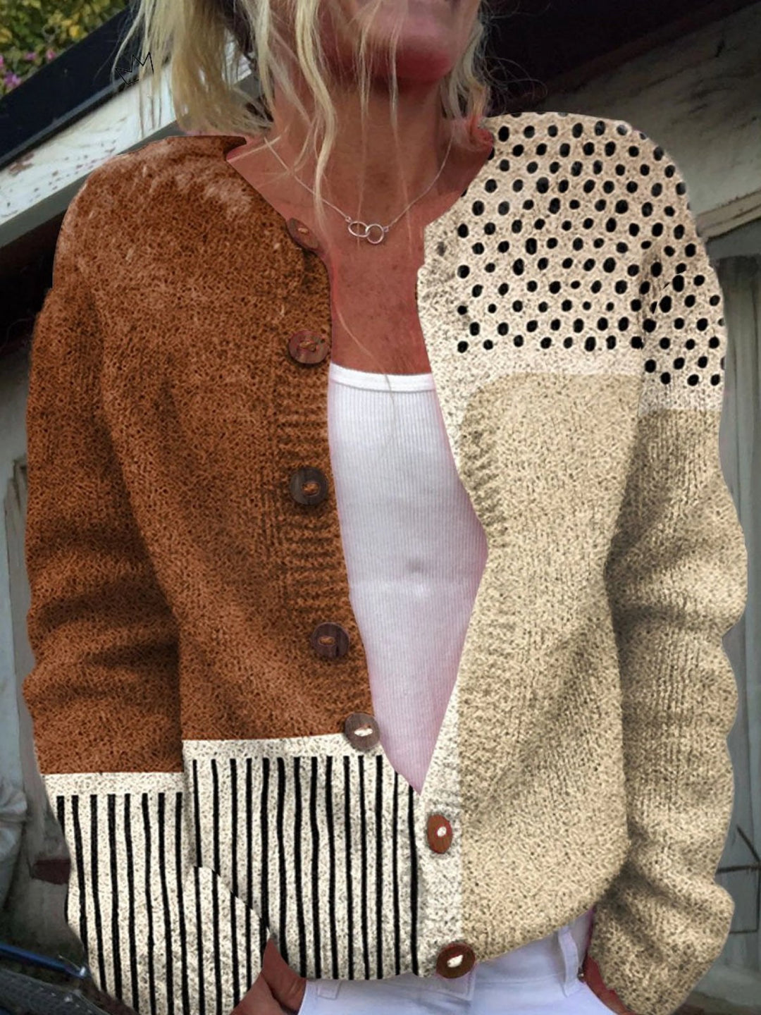 Eloise™ | Vintage Knit Cardigan Sweater Hero