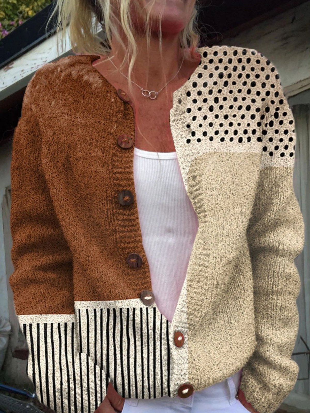 Eloise™ | Vintage Knit Cardigan Sweater Hero