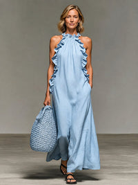 Emma | Soft Ruffle Maxi Hero