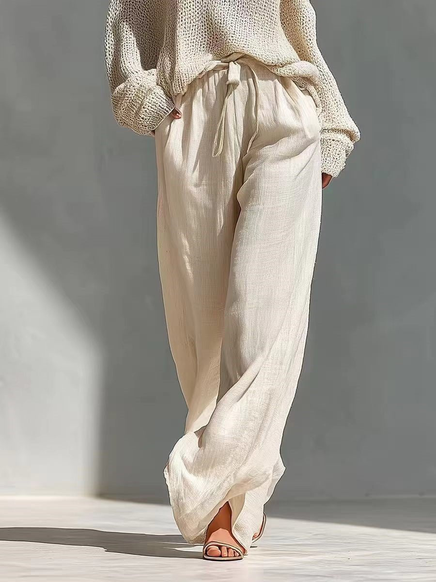 Fashion Knit and Linen Set Back