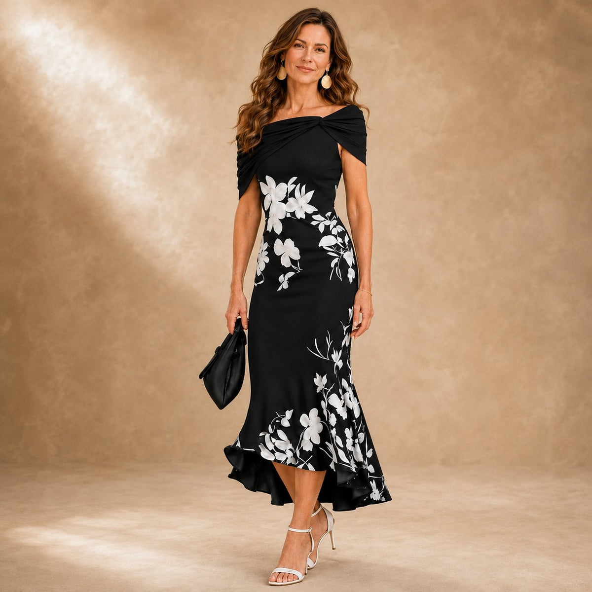 Flora | Contour Floral Midi Side
