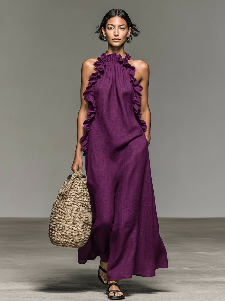 Gladys | Maxi Dress with Pockets Lifestyle