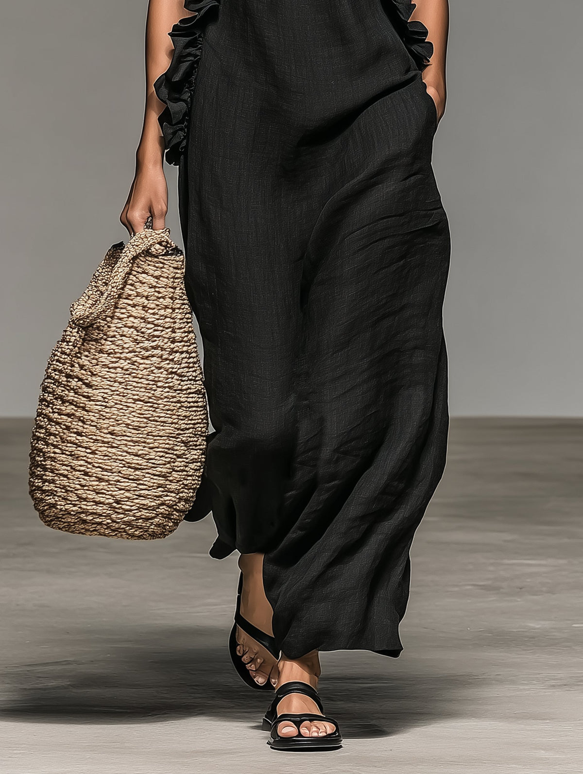 Gladys | Maxi Dress with Pockets Side