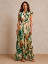 Grace | Painted Tropical Chiffon Hero