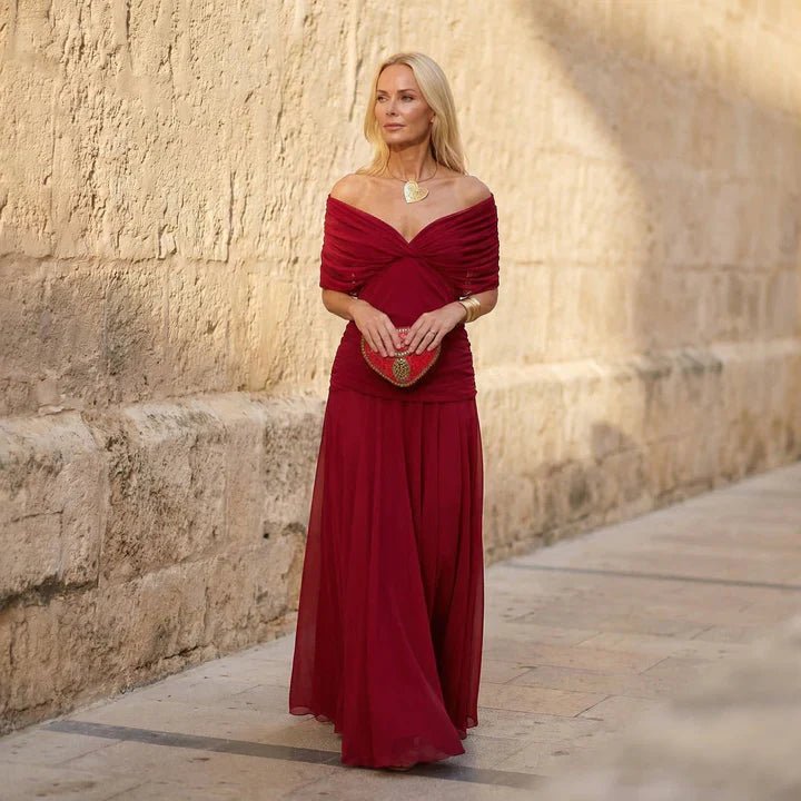Harper | Elegant Red Dress Hero