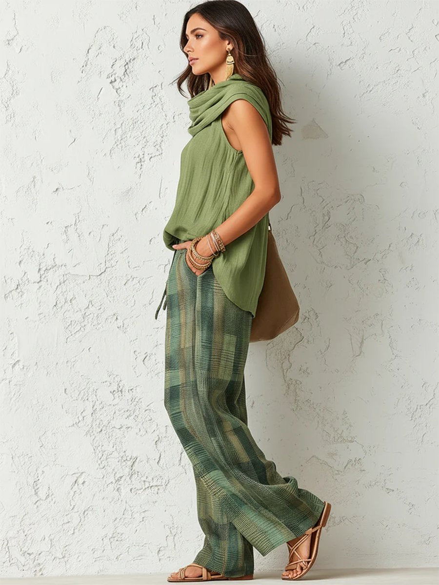 Hazel | Flowing Two-Piece Set Detail